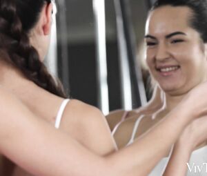 Gym Lesbian - Alexis Crystal & Monica Brown-Reflections-Episode-1