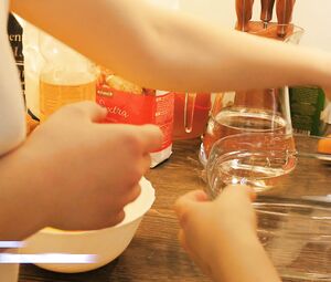 Lesbian Sex Video-Ginger Mary & Stasey-Kitchen-Lessons