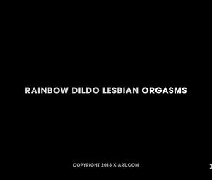 Rainbow Dildo Lesbian Orgasms [Nella Jones, Lolita]