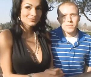 ultra-cute humungous titty mother gets monster milky pipe in front of dorky hubby